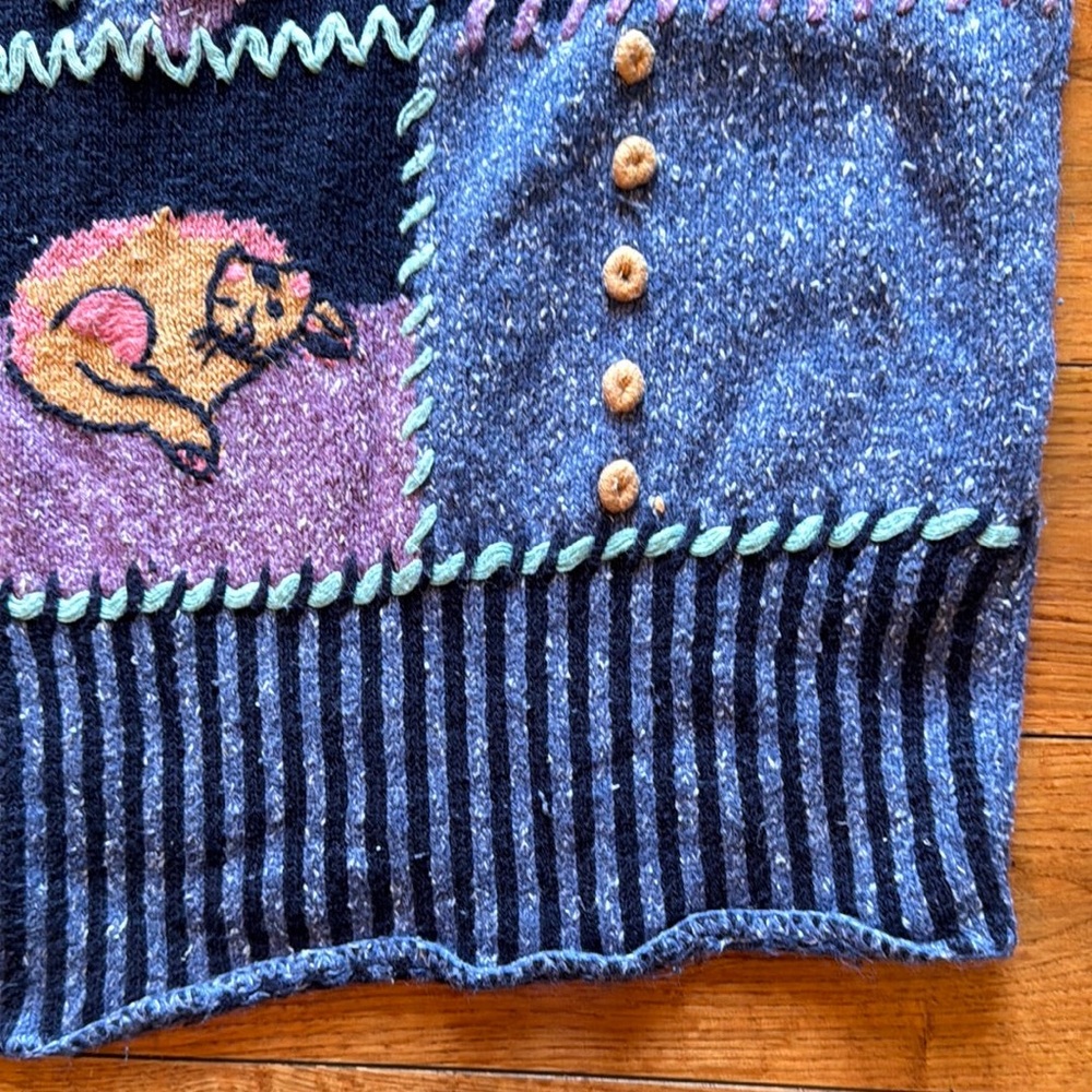 Vintage 90s Blast Cat Vest Size XL - Picture 5 of 7